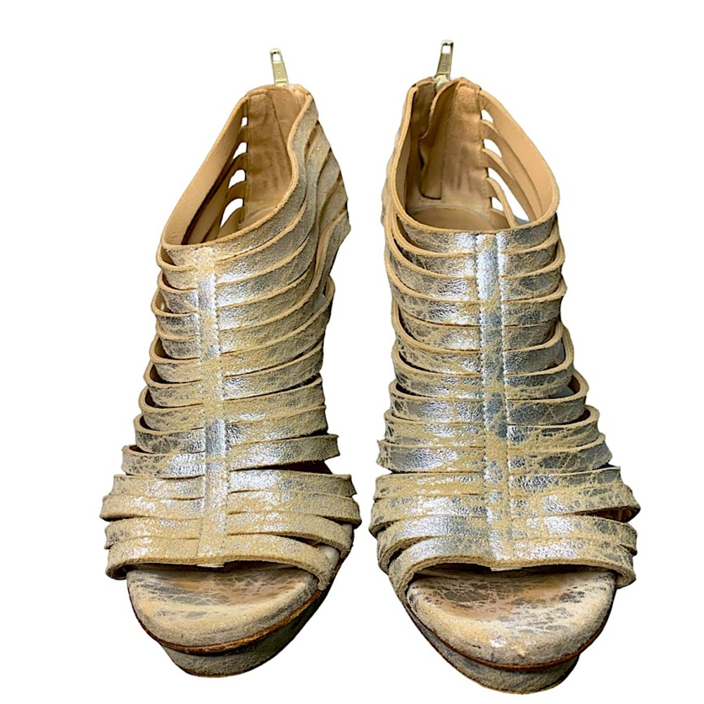 Loved Vera Wang open toe heels